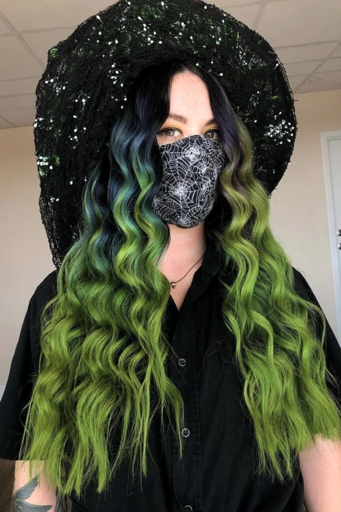 Enchanted Emerald Ombre Waves