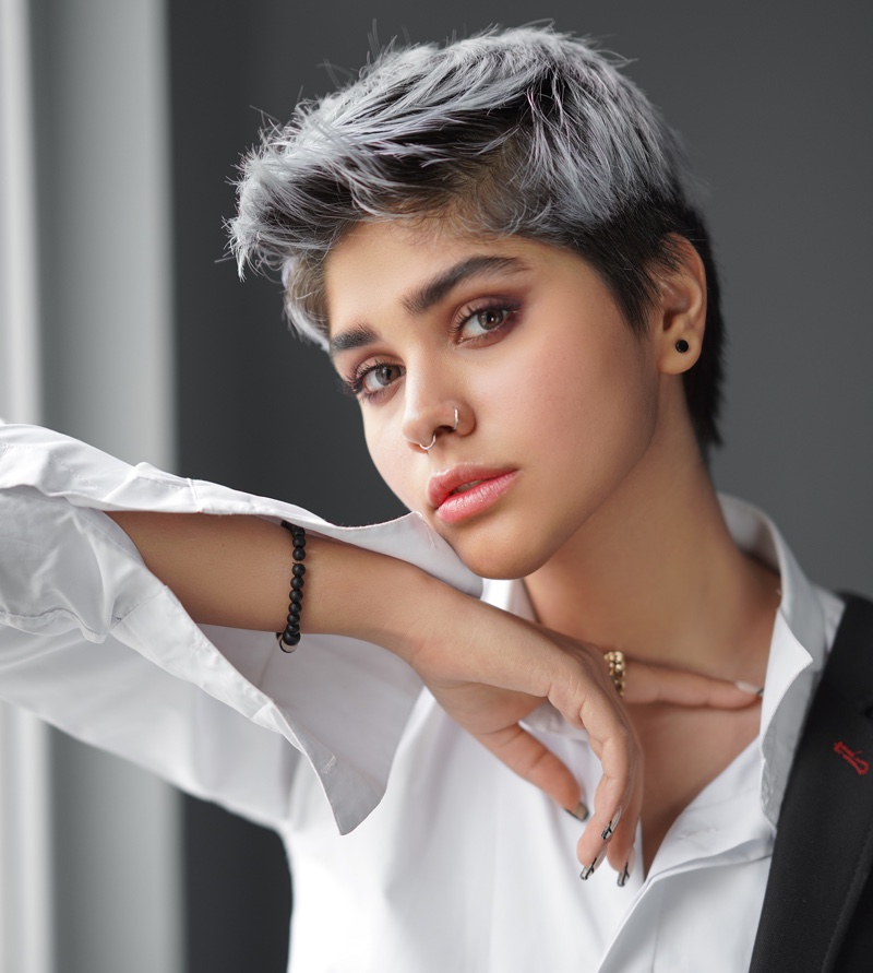 Silver Pixie Style