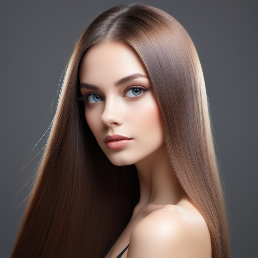 Polished Sleek Straight Hair