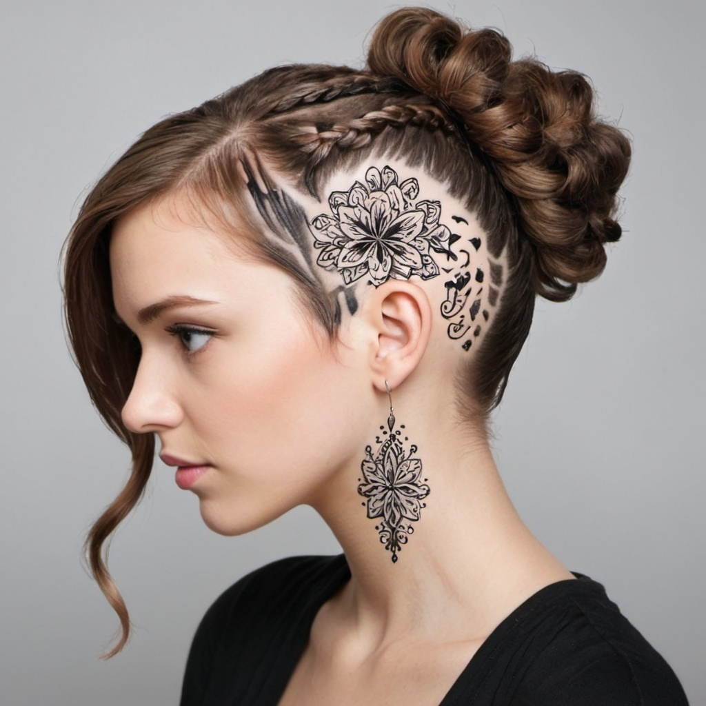 Temporary Hair Tattoos