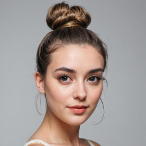 Chic Top Knot Hairstyle