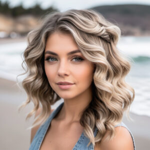 Crisp Air Beach Waves Hairstyle