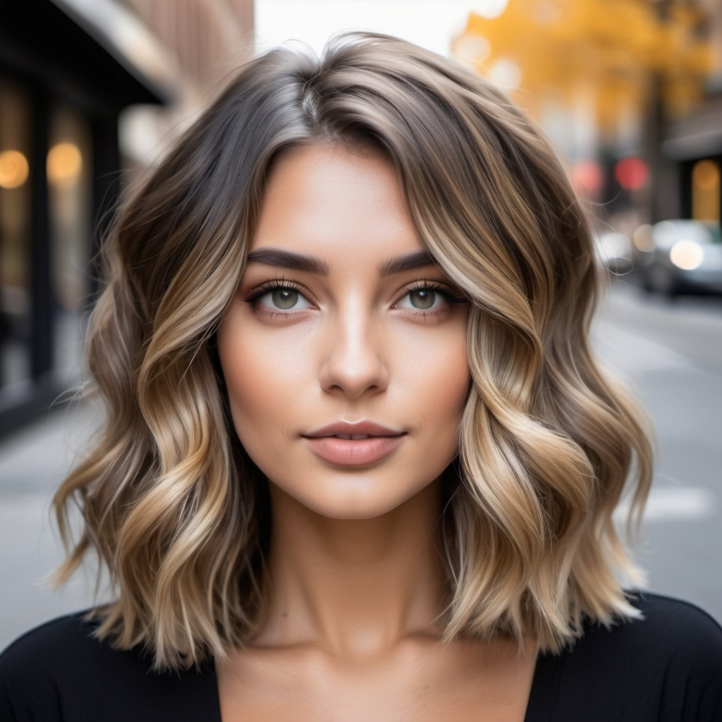 Balayage Lob Hairstyle