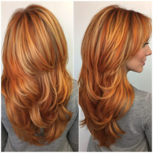 Pumpkin Spice Layers Hairstyle