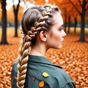 Falling Leaves Braids Style