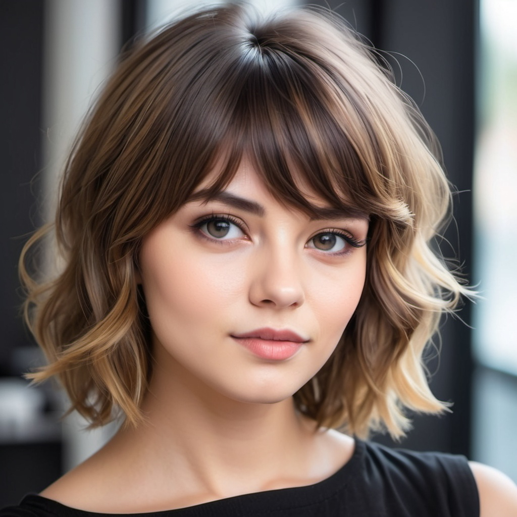 Side-Swept Bangs Hairstyle