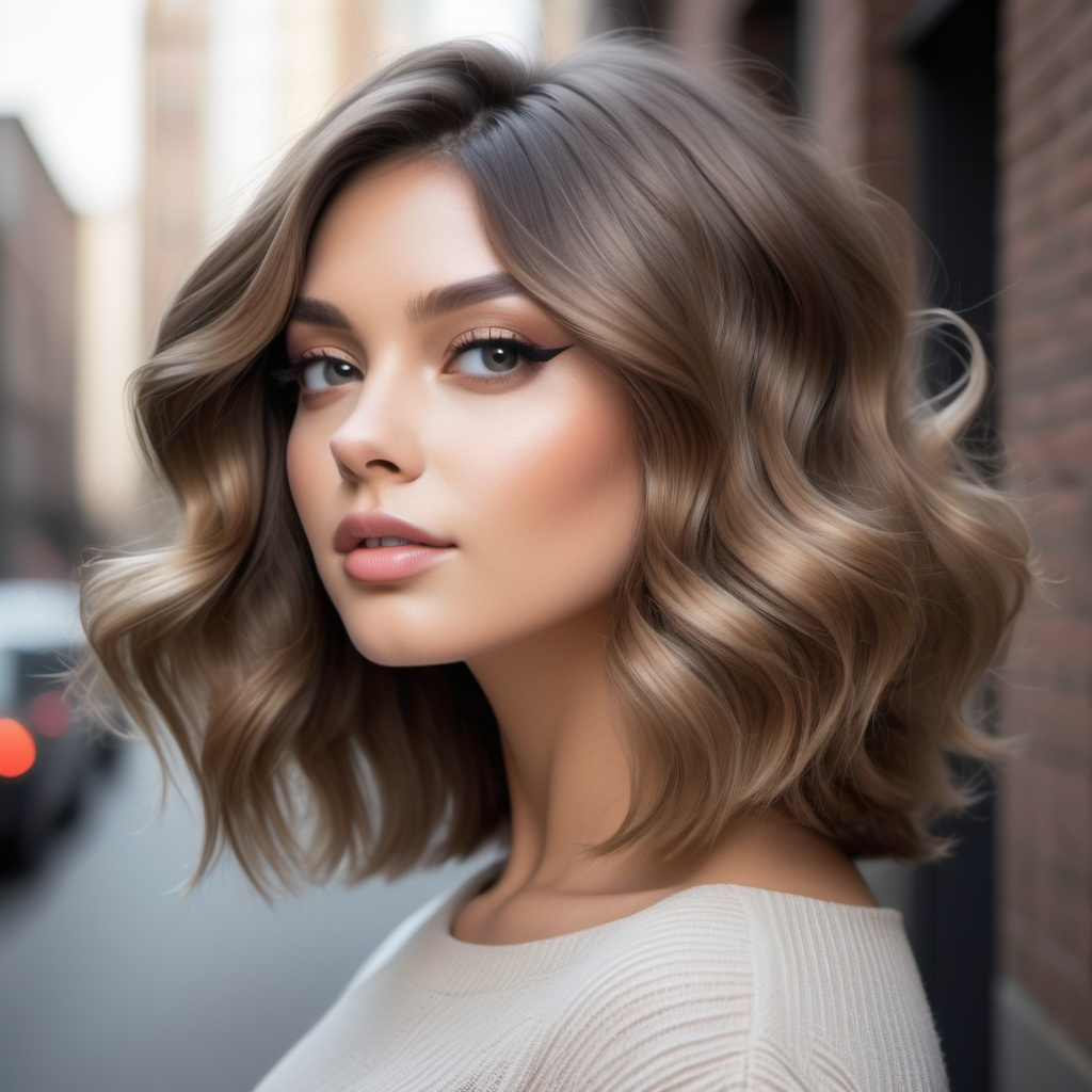 Voluminous Lob Hairstyle