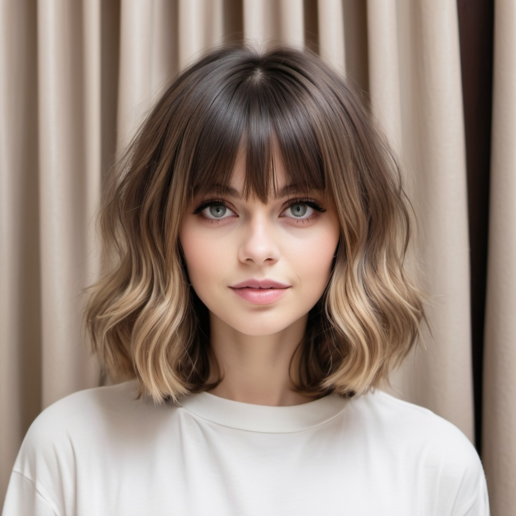 Curtain Bangs Hairstyle