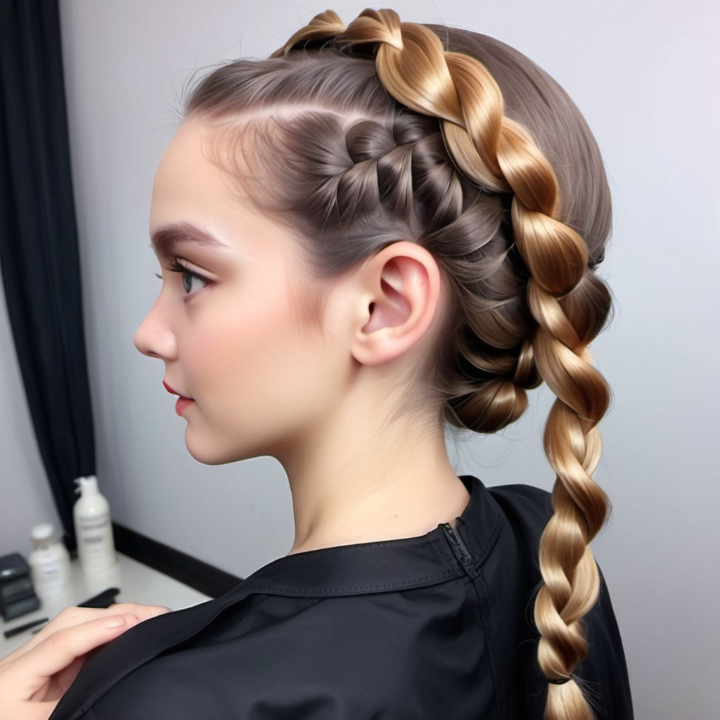 Halo Braid Hairstyle