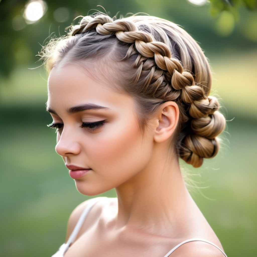 Braided Crown Hairstyle