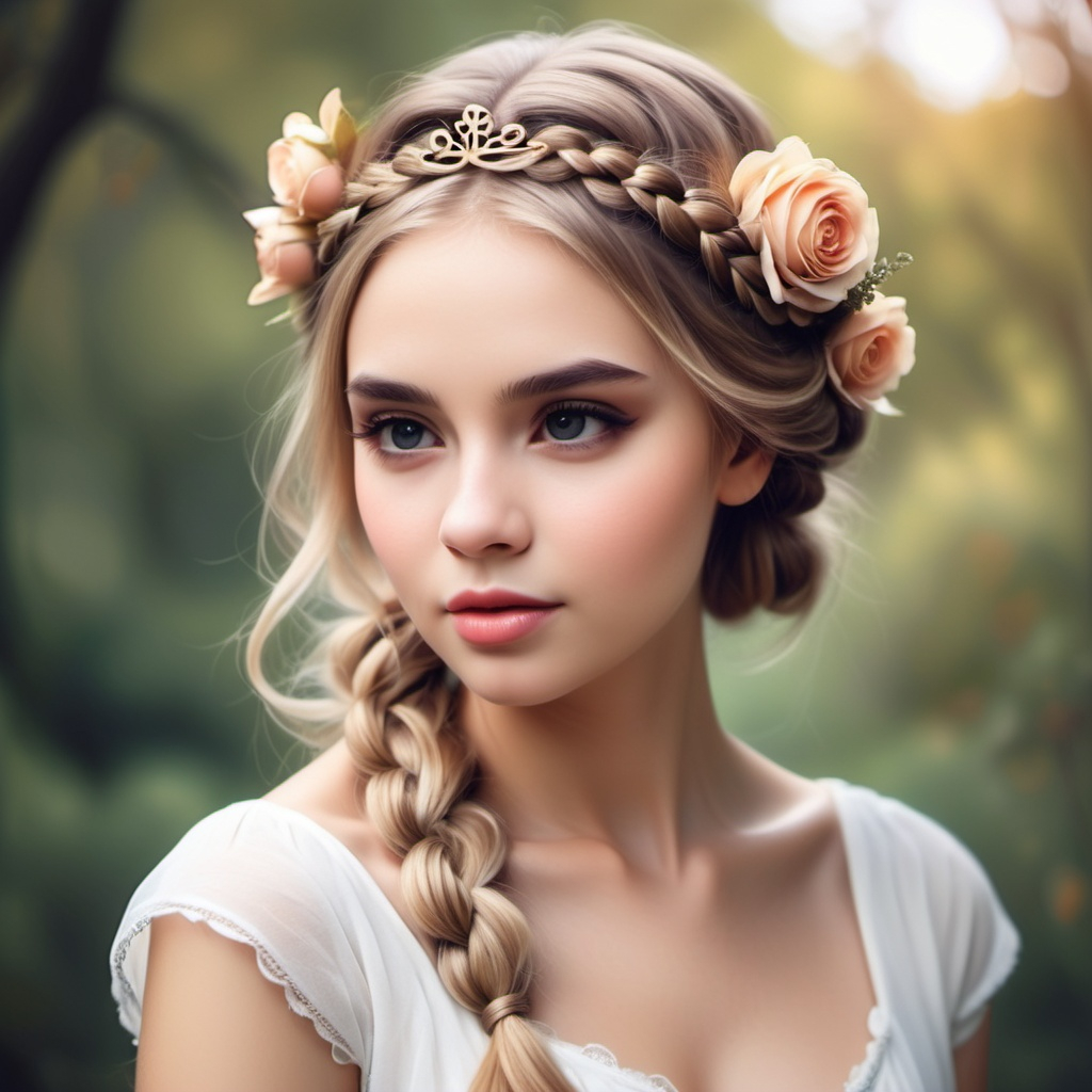 Romantic Braided Crown