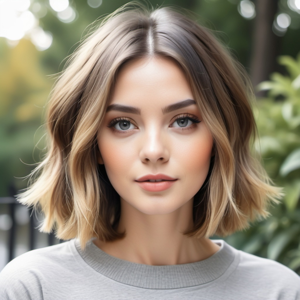 Soft Curls Lob Hairstyle