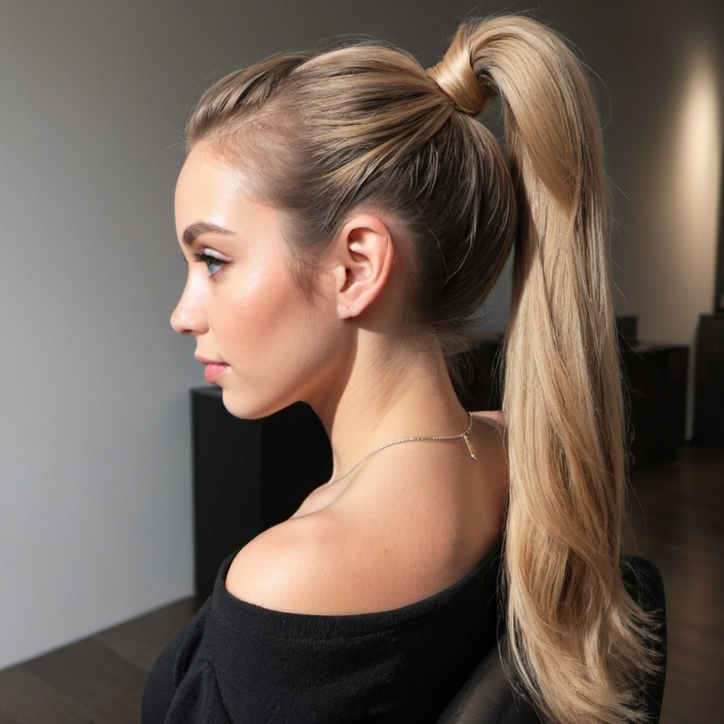 Half-Up Ponytail