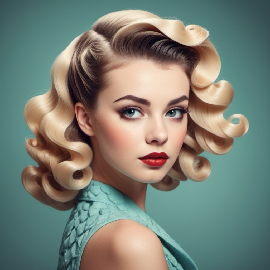 Retro Waves Hairstyle