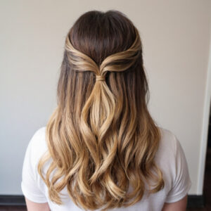 Half-Up, Half-Down
 hairstyle