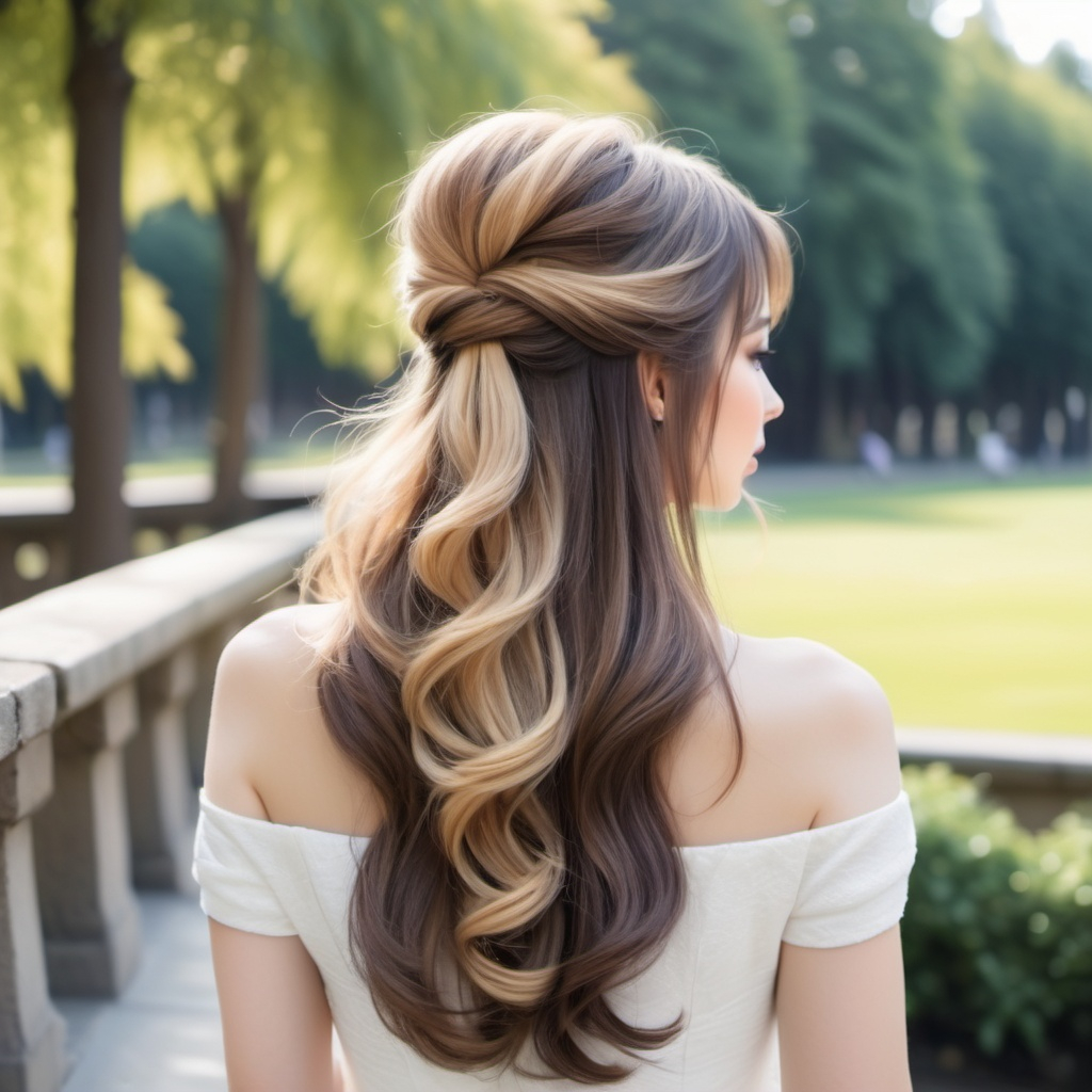 Half-Up Half-Down Hairstyle