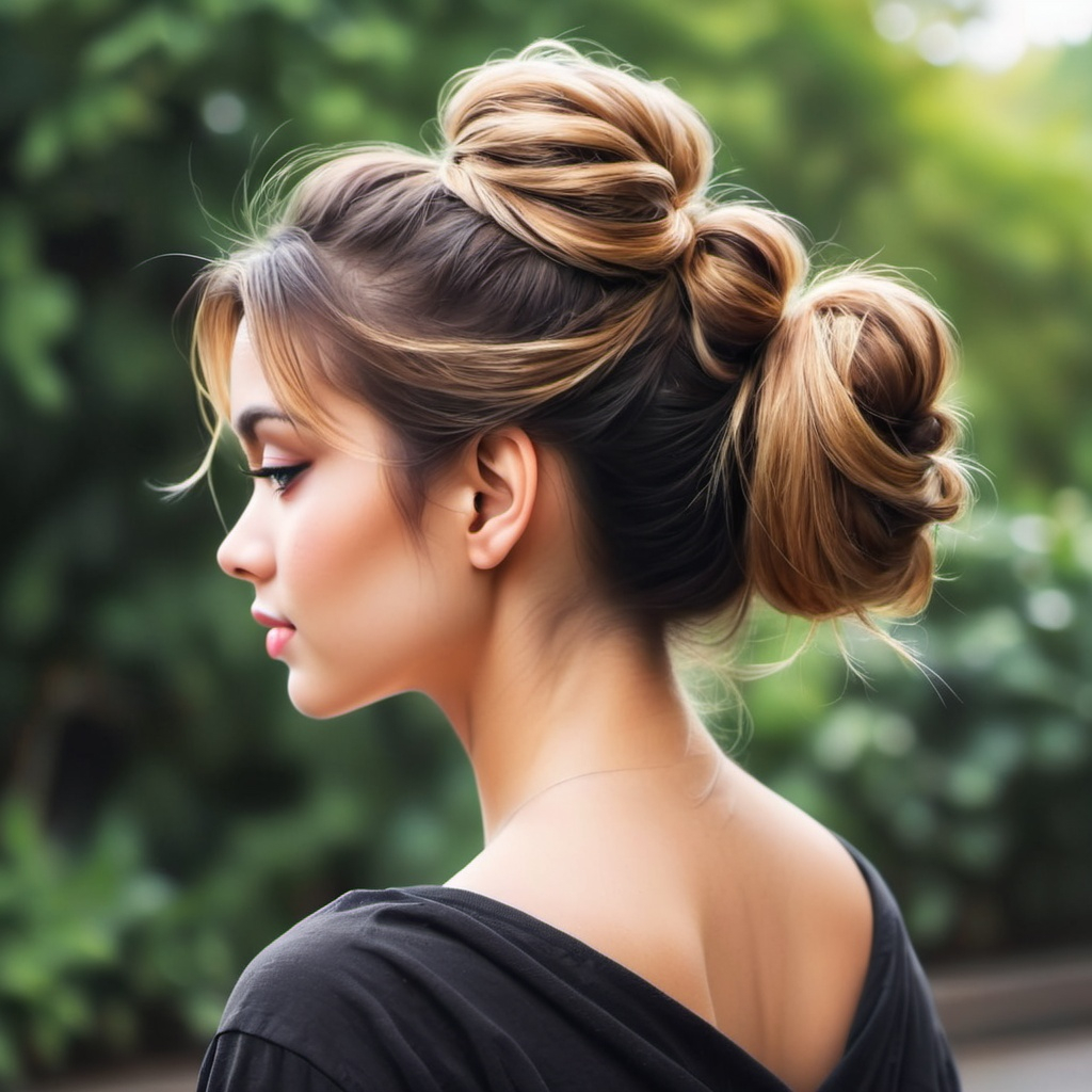 Messy Bun Hairstyle