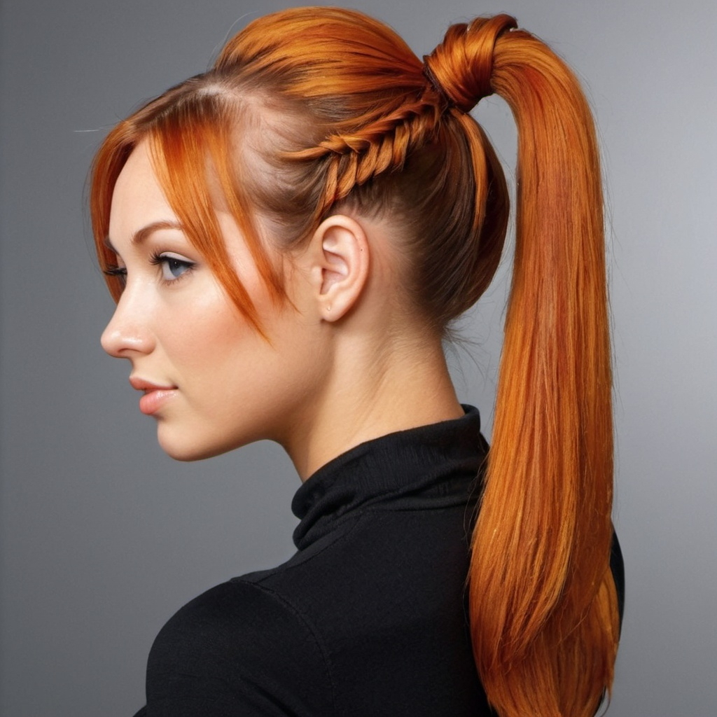 Pumpkin Spice Ponytail