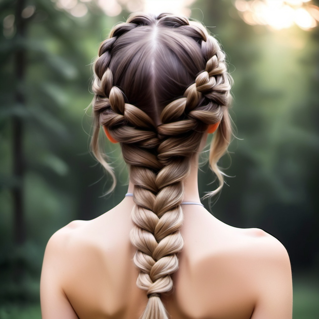 Twisted Halo Braid