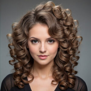 Bouncy Voluminous Curls Style