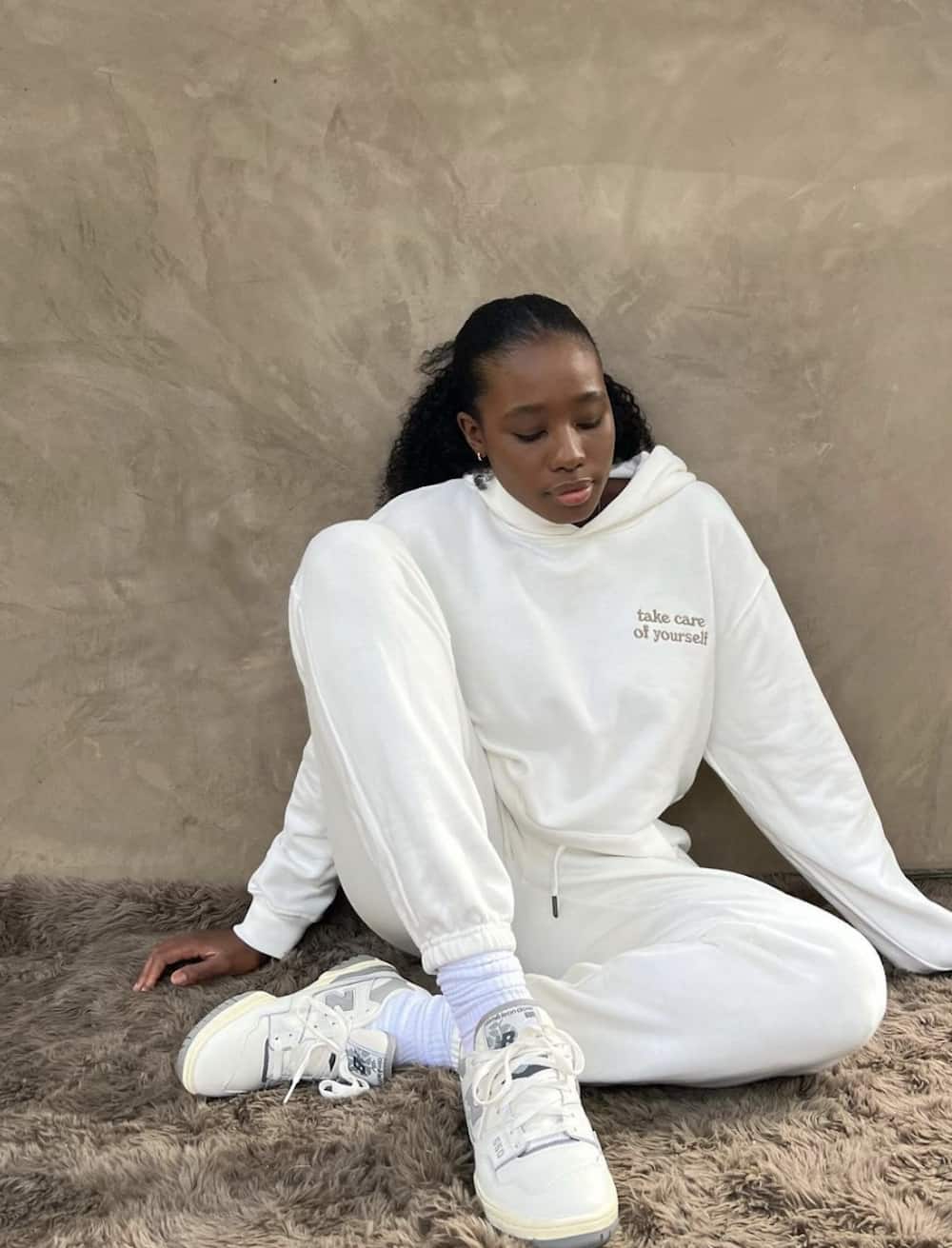 Effortless Comfort in a Matching Sweatsuit