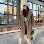 teddy jacket + shearling-lined boots